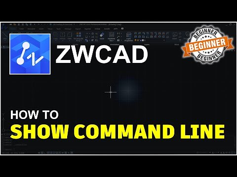 ZWCAD How To Show Missing Command Line Tutorial