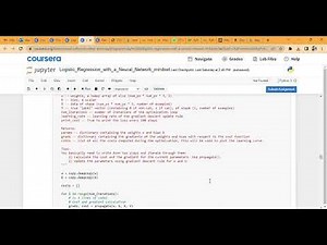 Logistic regression with a neural network Mindset Week 2 assignment coursera