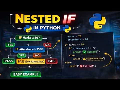 Nested If Statement in Python | Python Beginner Series - Day 11