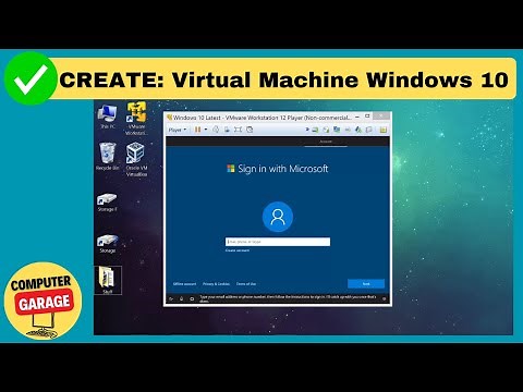 How To Create a Virtual Machine running Windows 10