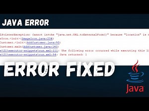 Cannot invoke "java.net.URL.toExternalForm()" because "location" is null
