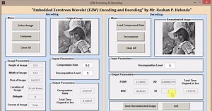 Matlab Project Image Compression Using Embedded Zero Tree EZW Wavelet Technique