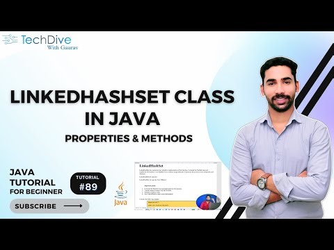 LinkedHashset Class in Java | Collections Framework | Tutorial 89