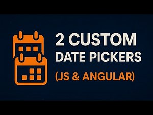 2 Types of Date Pickers: JavaScript vs Angular
