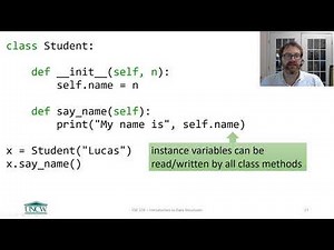 Python Class Instance Variables