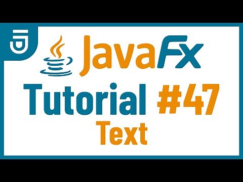 Text | JavaFX GUI Tutorial for Beginners