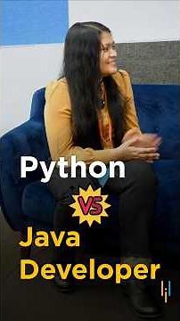 🔥Python vs Java #shorts #simplilearn