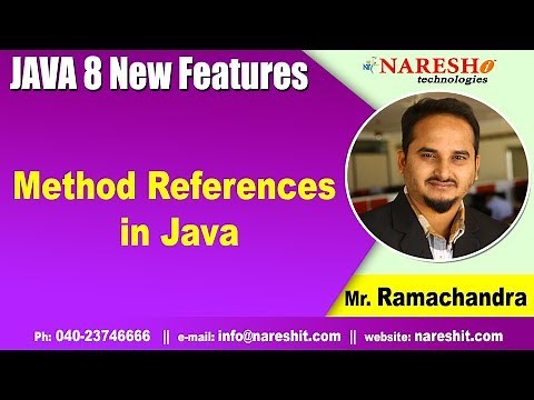 Java 8 New Features | Method References in Java | Core Java Tutorials | by Mr.RamaChandra