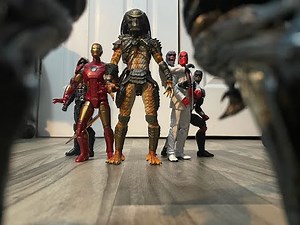 Stop Motion Randomness #4.Alien vs Predator (halloween special)