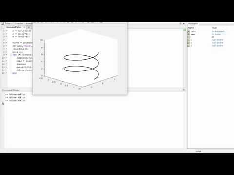 Matlab Tutorial - Animated Plot in 3D