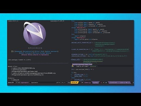 Installing and getting started with Spacemacs: Emacs tutorial
