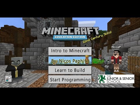 Introduction to Minecraft Education Edition and Makecode