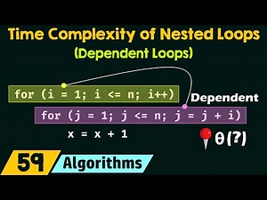 Time Complexity of Nested Loops (Dependent Loops)