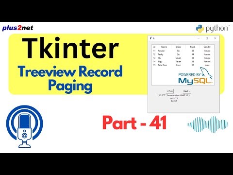 Pagination in Tkinter Treeview with MySQL Data | Python GUI Tutorial | #Python #Tkinter #PythonGUI