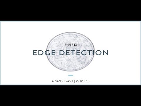 Edge-detection in image processing using convolution