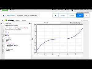 How to make animated graphs in VPython Glowscript