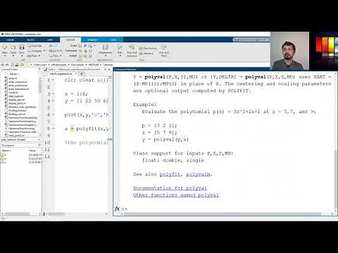 Regression Analysis in MATLAB