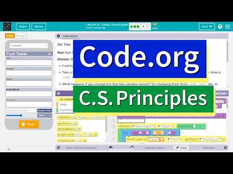 Code.org Lesson 6.3 Loops Investigate | Tutorial with Answers | Unit 5 C.S. Principles
