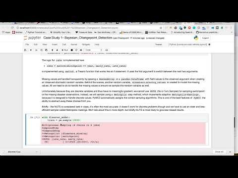 Probabilistic Programming Primer: Bayesian Changepoint Detection