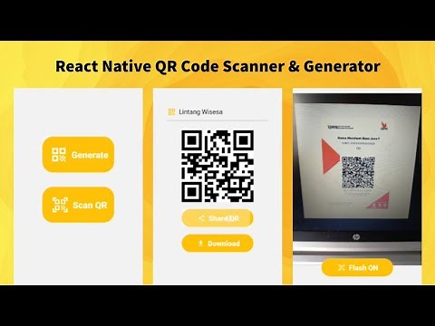 React Native QR Code Scanner & Generator app