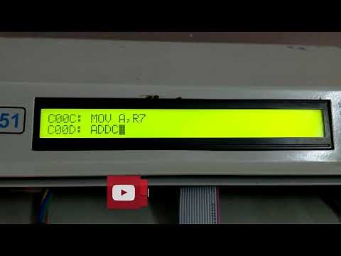 How to execute program in 8051 Microcontroller | Addition Program in 8051 Microcontroller