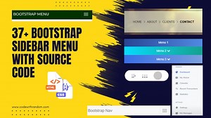 37  Bootstrap Sidebar Menu [ Demo   Code ]