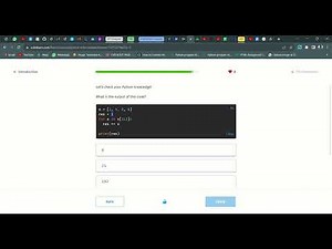 1 Introduction | Python Intermediate | Sololearn