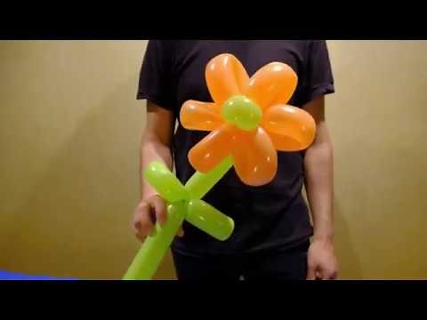 How to make a Balloon Flower - Balloon animal tutorial