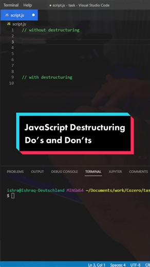 JavaScript Destructuring: Best Practices and Examples