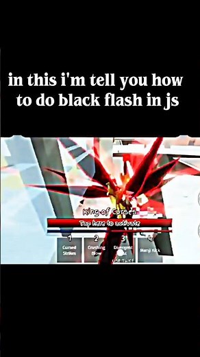 tutorial how to do black flash in js #roblox #robloxshort #jujutsu