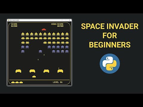 Python Space Invaders Game Tutorial with Pygame - Beginner Tutorial (OOP)