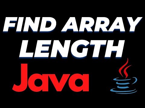 How to find length of array in Java tutorial