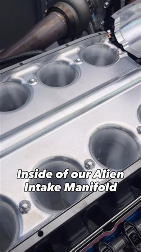 Tom Nelson | Here is a cool inside view of our Alien Series intake manifolds. It provides a nice, straight shot at the back of the valve with our... | Instagram