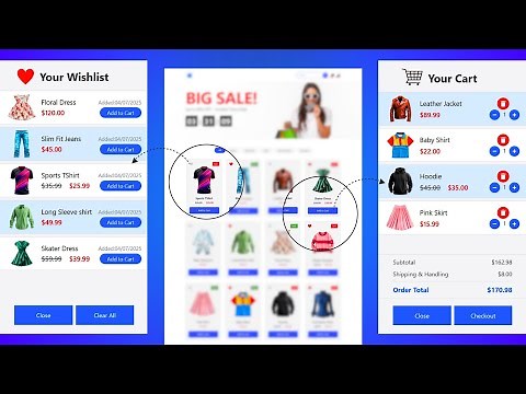 eCommerce Project with Add to Cart, Filtering, Local Storage & More! | Using React JS & Tailwind CSS
