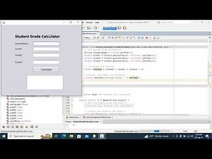 Student Grade Calculator Using Java Netbeans