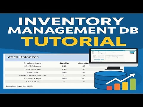 📊 Master Inventory Management with MS Access – Step-by-Step Tutorial