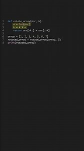 Python Array Rotation Challenge