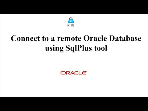 Connect to a remote Oracle Database using SqlPlus tool