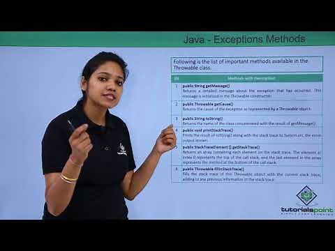 Java - Exception Methods
