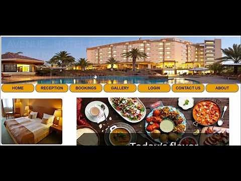 HOTEL MANAGEMENT SYSTEM HTML+CSS+JAVASCRIPT project