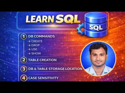 SQL for Beginners | DB Commands & Table Creation