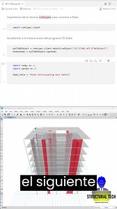 API de Etabs con Python 🚀 Nuevo modulo 2: Python Aplicado a la Ingeniería Estructural 📚Temario: https://goo.su/X2AnLZh | Structural Tech