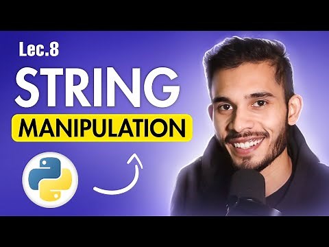 Master String Manipulation in Python | Python for Beginners | #lecture8