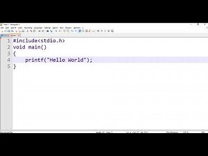Write & run C programs in notepad++
