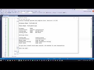 Create SQLite database programmatically using VB.NET - Visual Studio 2015