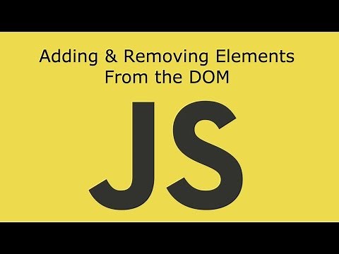 JavaScript Lesson 15 Create ,Add , Replace and Remove Elements From the DOM