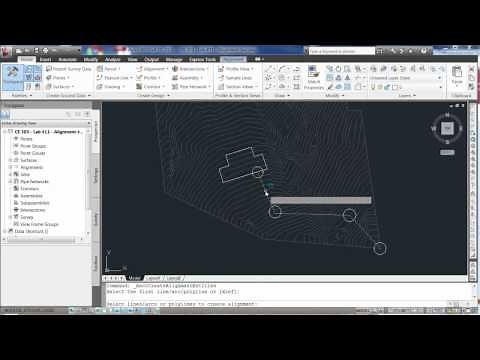Civil 3D - Creating an Alignment