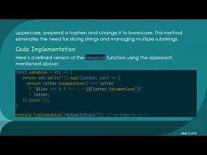 Optimizing camelCase to kebab-case: A JavaScript Guide