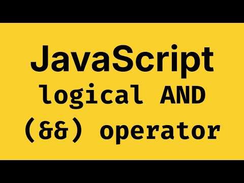 JavaScript Logical AND (&&) 🔥 Explained Simply - JavaScript Course 2026