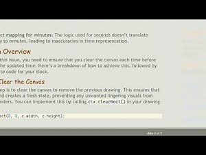 How to Update Your Canvas After a Value Change: A Guide to Making Clocks with JavaScript